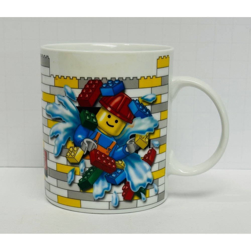 LEGO Legoland California Construction Minifigure 10oz White Mug Souvenir